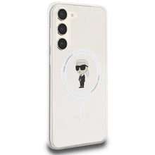 Заредете изображение във визуализатора на галерията – Karl Lagerfeld IML Ikonik MagSafe case for Samsung Galaxy S23+ - transparent
