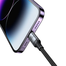 Заредете изображение във визуализатора на галерията – 2 in 1 cable Joyroom speedy series SA21-1T2 USB-C - USB-C / Lightning 100W 1.5m black
