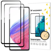 Заредете изображение във визуализатора на галерията – Wozinsky Full Glue Tempered Glass Samsung Galaxy A54 5G 9H Full Screen Tempered Glass with Black Frame
