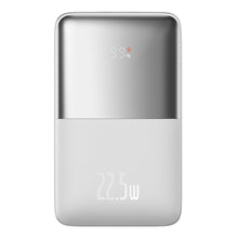 Заредете изображение във визуализатора на галерията – Baseus Baseus Pro 20000mAh 22.5W white powerbank with USB Type A - USB Type C 3A 0.3m cable (PPBD040302)
