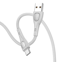 Заредете изображение във визуализатора на галерията – Borofone Cable BX98 Superior - USB to Typ C - 3A 1 metre grey
