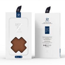 Заредете изображение във визуализатора на галерията – Dux Ducis Skin X2 case Samsung Galaxy A14 5G flip case wallet stand brown
