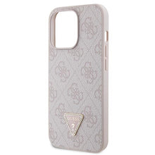 Заредете изображение във визуализатора на галерията – Guess GUHCP13LP4TDSCPP case for iPhone 13 Pro / 13 - pink Crossbody 4G Metal Logo
