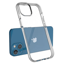 Заредете изображение във визуализатора на галерията – Spring Case case for iPhone 14 silicone case with a frame light blue
