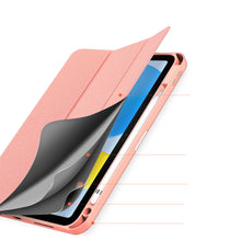 Заредете изображение във визуализатора на галерията – Dux Ducis Domo case iPad 10.9'' 2022 (10 gen.) smart cover stand pink
