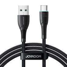 Заредете изображение във визуализатора на галерията – Joyroom Starry series SA32-AC6 100W USB-A / USB-C cable 1m - black
