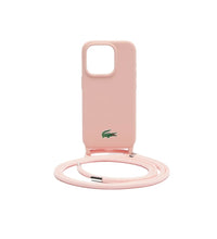 Заредете изображение във визуализатора на галерията – Original Pouch LACOSTE hardcase Silicone Cord LCHCP15XSCCRLP do Iphone 15 Pro Max Light Pink

