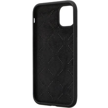 Заредете изображение във визуализатора на галерията – Guess GUHCN614DGPK Case for iPhone 11 / Xr - Black Silicone Logo Strass 4G
