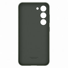 Заредете изображение във визуализатора на галерията – Samsung Leather Cover case for Samsung Galaxy S23 case made of natural leather green (EF-VS911LGEGWW)
