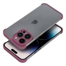 Заредете изображение във визуализатора на галерията – MINI BUMPERS with camera island protection Case for IPHONE 15 PRO MAX cherry
