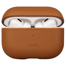 Заредете изображение във визуализатора на галерията – Uniq case Terra AirPods Pro 2 gen. Genuine Leather brown/toffee brown
