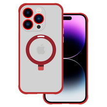 Заредете изображение във визуализатора на галерията – Tel Protect Magical Magsafe Stand Case for Iphone 15 Pro Max red
