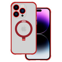 Заредете изображение във визуализатора на галерията – Tel Protect Magical Magsafe Stand Case for Iphone 15 Pro red
