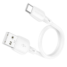 Заредете изображение във визуализатора на галерията – Borofone Cable BX93 Super Power - USB to Type C - 27W 3A 0,25 metres white
