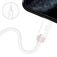 Заредете изображение във визуализатора на галерията – USB C cable - Lightning 30W PD 1m Dudao - white
