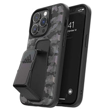 Заредете изображение във визуализатора на галерията – Adidas SP Grip Case CAMO iPhone 14 Pro black/black 50249

