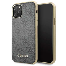 Заредете изображение във визуализатора на галерията – Guess GUHCN58G4GG iPhone 11 Pro szary/grey hard case 4G Collection
