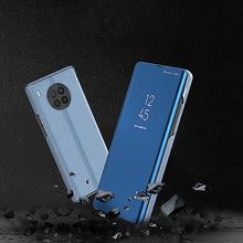 Заредете изображение във визуализатора на галерията – Clear View Case cover for Huawei nova 8i cover with a flap black

