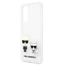 Заредете изображение във визуализатора на галерията – Оригинален гръб Karl Lagerfeld за samsung a53 (ik + choupette / transparent) - TopMag
