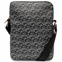 Заредете изображение във визуализатора на галерията – Guess Bag GUTB10HGCFSEK 10" black/black GCube Stripe Tablet Bag

