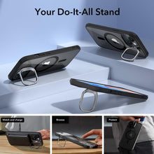 Заредете изображение във визуализатора на галерията – ESR CLASSIC KICKSTAND HALOLOCK MAGSAFE IPHONE 15 CLEAR/BLACK
