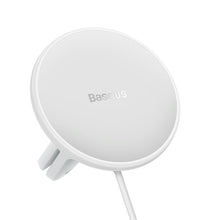 Заредете изображение във визуализатора на галерията – Baseus wireless car charger with MagSafe 15W holder for air vent + USB-A 25W white (CW01)
