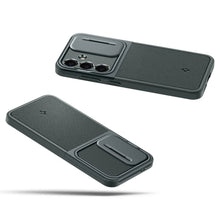 Заредете изображение във визуализатора на галерията – Spigen Optik Armor case for Samsung Galaxy S24 - dark green
