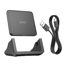 Заредете изображение във визуализатора на галерията – Borofone Wireless induction charger BQ20 Wings with stand 15W black

