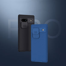 Заредете изображение във визуализатора на галерията – Google Pixel 7a Armored Case with Camera Cover Nillkin CamShield Pro Case - Black
