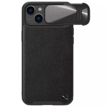 Заредете изображение във визуализатора на галерията – Nillkin CamShield S Leather Magnetic Case for Iphone 14 Plus black
