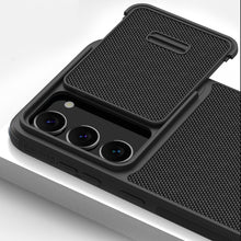 Заредете изображение във визуализатора на галерията – Nillkin Textured S Case for Samsung Galaxy S23 armored cover with camera cover black
