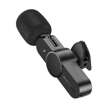 Заредете изображение във визуализатора на галерията – Borofone Lavalier wireless microphone BFK12 Trophy Typ C black
