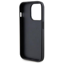 Заредете изображение във визуализатора на галерията – Guess GUHCP15XPS4DGPK iPhone 15 Pro Max 6.7" black/black hardcase Strass Metal Logo
