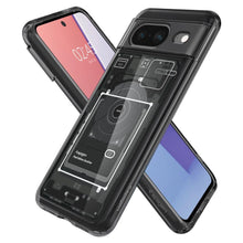 Заредете изображение във визуализатора на галерията – Spigen Ultra Hybrid case for Google Pixel 8 - dark gray (Zero One pattern)

