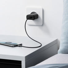 Заредете изображение във визуализатора на галерията – Ugreen USB-A QC3.0 18W charger black (CD122)

