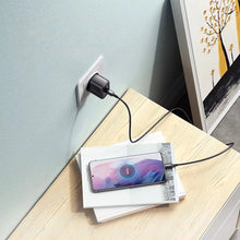 Заредете изображение във визуализатора на галерията – Ugreen USB Type C charger 25W Power Delivery + USB Type C cable 2m black (50581)

