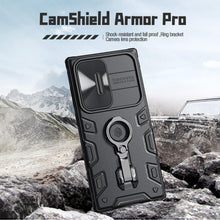 Заредете изображение във визуализатора на галерията – Nillkin CamShield Armor Pro Case for Samsung Galaxy S23 Ultra blue
