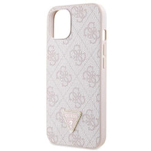 Заредете изображение във визуализатора на галерията – Guess GUHCP13MP4TDSCPP case for iPhone 13 - pink Crossbody 4G Metal Logo
