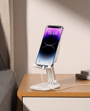 Заредете изображение във визуализатора на галерията – Joyroom JR-ZS371 foldable stand for tablet phone with height adjustment - white
