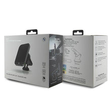 Заредете изображение във визуализатора на галерията – Original holder BMW with induction charging to windshield/ for ventilation grille15W MagSafe Signature Edition BMMWCCDTPK black
