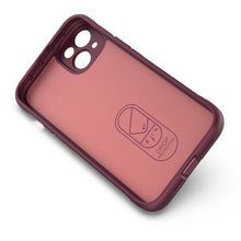 Заредете изображение във визуализатора на галерията – Magic Shield Case case for iPhone 14 Plus elastic armored case in burgundy

