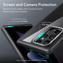 Заредете изображение във визуализатора на галерията – ESR SHOCK ARMOR KICKSTAND GALAXY S23 ULTRA CLEAR/GREEN
