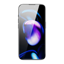 Заредете изображение във визуализатора на галерията – Baseus Set of 2x Tempered Glass for iPhone 14 Pro Full Screen with Speaker Cover 0.3mm + Mounting Frame
