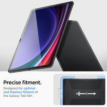 Заредете изображение във визуализатора на галерията – TEMPERED GLASS Spigen GLAS.TR "EZ FIT" GALAXY TAB S9+ PLUS 12.4 X810 / X816B CLEAR
