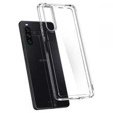 Заредете изображение във визуализатора на галерията – Spigen ultra hybrid case for sony xperia 10 iv transaprent - TopMag
