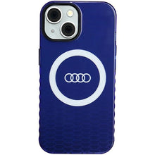 Заредете изображение във визуализатора на галерията – Audi IML Big Logo MagSafe case for iPhone 15 / 14 / 13 - blue
