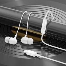 Заредете изображение във визуализатора на галерията – Borofone Earphones BM77 Delicious with microphone Type C white
