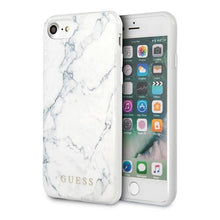 Заредете изображение във визуализатора на галерията – Guess GUHCI8PCUMAWH iPhone 7/8/SE 2020 / SE 2022 biały/white Marble
