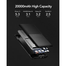 Заредете изображение във визуализатора на галерията – Power Bank VEGER S22 - 20 000mAh LCD Quick Charge PD20W (W2060)
