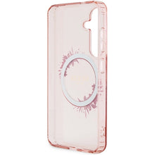 Заредете изображение във визуализатора на галерията – Guess IML Flowers Wreath MagSafe case for Samsung Galaxy S24 - pink
